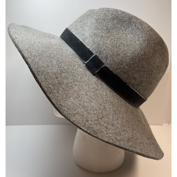 Rag & Bone Zoe Wool Fedora In Gray Sz S New main image 9